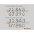 Cold Nose Creations Personalization Text Font Choice for Numbers