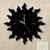 Southwest Theme Here Comes The Sunrise Wall Clock - Choose Black or Rust Patina in Satin Black