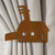 Lodge Decor Cabin Design Curtain Tie Back Hooks - Rust Patina Right Side