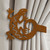 Southwest Decor Gecko Design Curtain Tie Back Hooks - Rust Patina Left Side Southwest Decor Gecko Design Curtain Tie Back Hooks - Rust Patina Left Side