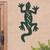 Southwest Decor Vertical Gecko Lizard Metal Wall Art - Jumbo Size