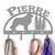 Great Pyrenees Personalized Leash Organizer Wall Hooks- Choose Color or Paint it Yourself - trees block primer