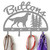 Irish Setter Personalized Leash Organizer Wall Hooks- Choose Color or Paint it Yourself - trees script primer