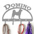 Akita Personalized Leash Organizer Wall Hooks- Choose Color or Paint it Yourself - dog block primer