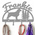 Boykin Spaniel Personalized Leash Organizer Wall Hooks- Choose Color or Paint it Yourself - trees script primer