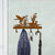 Bird Theme Duck Pond Solid Metal Decorative Wall Hooks - 18in W with 4 Hooks in Rust