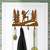 Sports Theme Kokopelli Snowboarder Solid Metal Decorative Wall Hooks - 18in W with 4 Hooks in Rust