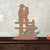 Western Decor Cowboy Lovers 21in W x 8in H Metal Tabletop Sculpture - Choose Color
