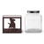 Mixed Breed Rescue 1-Gallon Dog Treat Jar: Metal & Glass - Choose Color or DIY Paint it Yourself