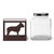 Pit Bull Terrier 1-Gallon Dog Treat Jar: Metal & Glass - Choose Color or DIY Paint it Yourself
