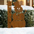 Snowman 36-inch Snowfall Gauge Rust Metal Yard Sculpture - Outdoor Lawn Art