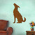 46in Howling Coyote Rust Metal Outdoor Wall Art