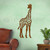 46in Giraffe Rust Metal Outdoor Wall Art