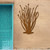 Big 46-inch Ocotillo: Rust Metal Outdoor Wall Art - Southwest Decor