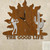 Desert Kokopelli Golfer Sunrise Personalized Wall Clock in rust patina