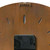 Cow Barn Personalized Wall Clock hooks for hanging in rust patina