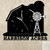Windmill Barn Personalized Wall Clock in satin black