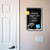 Bass Metal Chalkboard Set - large size scene