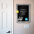 Pelican Pair Metal Chalkboard Set - XL size scene