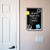 Gecko Scene Metal Chalkboard Set - large size scene