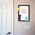 Man Golfer Metal Whiteboard Set - large size scene