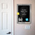 Lone Crab Metal Chalkboard Set - XL size scene