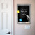 Woman Golfer Metal Chalkboard Set - XL size scene