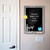 Libations Metal Chalkboard Set - XL size scene