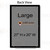 Custom Dog Silhouette Metal Whiteboard Set - backside view