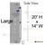 Paint Horse Metal Whiteboard Set - side view