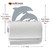 Dolphins Wall Mount Paper Towel Holder - Dimensions