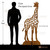 6-Feet Tall Giraffe Yard Art Sculpture Perspective View
