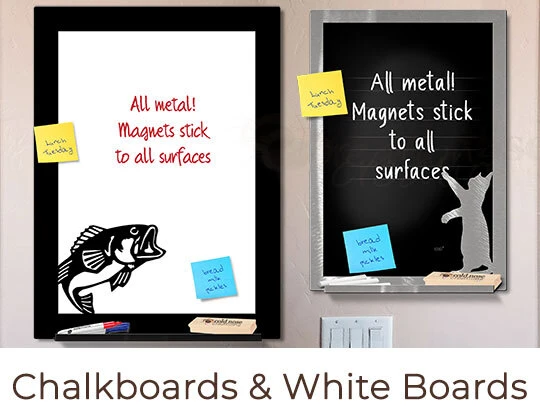 Blackboards and White Boards