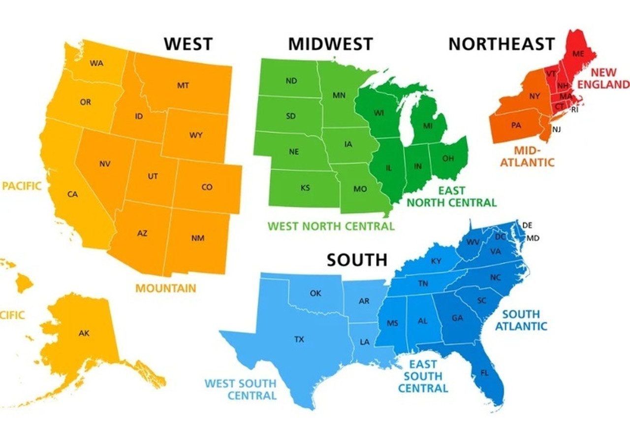 All Regions → View Map
