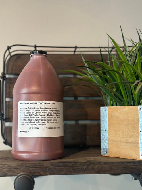 Mammoser's half gallon Chicken Wing Sauce