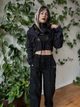 Cropped Buckled In Jacket Cropped Buckled In Jacket