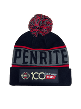 100th Year Commemorative beanie with pom pom