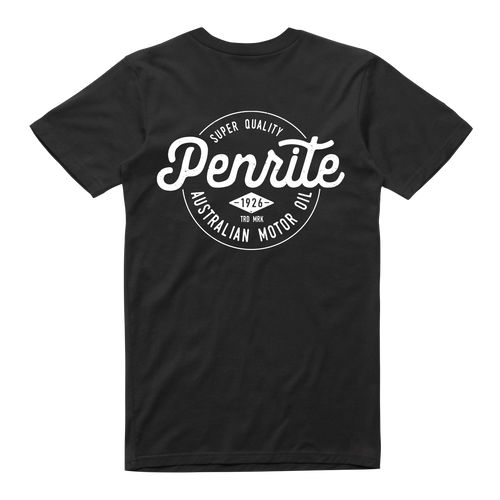 PENRITE RETRO BLACK T-SHIRT