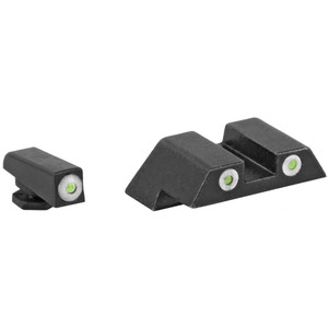 American Tactical Inc Glock Night Sights ATINSGLOLF - Green Tritium with White Ring American Tactical Inc Glock Night Sights ATINSGLOLF - Green Tritium with White Ring