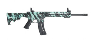 Smith and Wesson M&P15-22 Sport Rifle 22 LR - Robin's Egg Blue Platinum, Part Number 12066 Smith and Wesson M&P15-22 Sport Rifle 22 LR - Robin's Egg Blue Platinum, Part Number 12066