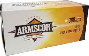 ARMSCOR 380 ACP 95GR FMJ 50315 ARMSCOR 380 ACP 95GR FMJ 50315