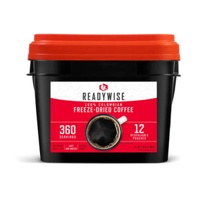 ReadyWise 360 Servings Freeze-Dried Coffee ReadyWise 360 Servings Freeze-Dried Coffee