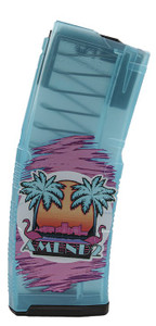 Amend2 MOD C AR-15 Mag - Translucent Miami Vice Teal | 30rd | 5.56 NATO Amend2 MOD C AR-15 Mag - Translucent Miami Vice Teal | 30rd | 5.56 NATO