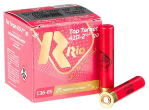 Rio Ammunition RC3675 TT410 .410 Gauge 2.5-Inch Shotgun Shells - #7.5, 1/2 oz., 1200 fps, 250 Rounds Rio Ammunition RC3675 TT410 .410 Gauge 2.5-Inch Shotgun Shells - #7.5, 1/2 oz., 1200 fps, 250 Rounds