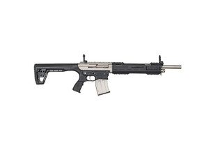 Tokarev USA TAR 12MP 12-Gauge Semi-Auto Shotgun with Nickel Finish and Flip-Up Sights Tokarev USA TAR 12MP 12-Gauge Semi-Auto Shotgun with Nickel Finish and Flip-Up Sights