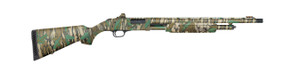 Mossberg 500 Turkey 20 Gauge Pump Action Shotgun with Mossy Oak Green Leaf Finish and Fiber Optic Sights Mossberg 500 Turkey 20 Gauge Pump Action Shotgun with Mossy Oak Green Leaf Finish and Fiber Optic Sights