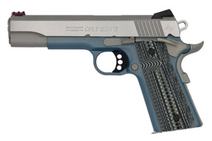 Colt Series 70 Competition 45 ACP Semi-Auto Pistol with Blue Titanium Cerakote Finish Colt Series 70 Competition 45 ACP Semi-Auto Pistol with Blue Titanium Cerakote Finish