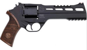 Chiappa Firearms Rhino 60DS SAR 9mm Revolver with Adjustable Fiber Optic Sights and Walnut Alloy Frame Chiappa Firearms Rhino 60DS SAR 9mm Revolver with Adjustable Fiber Optic Sights and Walnut Alloy Frame