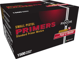 FIOCCHI Small Pistol Primers PRSPFM * Reliable and Precise for Handgun Reloading FIOCCHI Small Pistol Primers PRSPFM * Reliable and Precise for Handgun Reloading