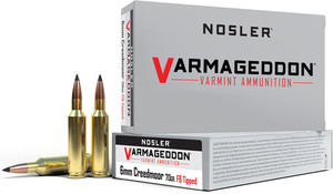 Nosler Bullets Varmageddon 6mm Creedmoor Polymer Tipped 70 Grain Ammunition Nosler Bullets Varmageddon 6mm Creedmoor Polymer Tipped 70 Grain Ammunition